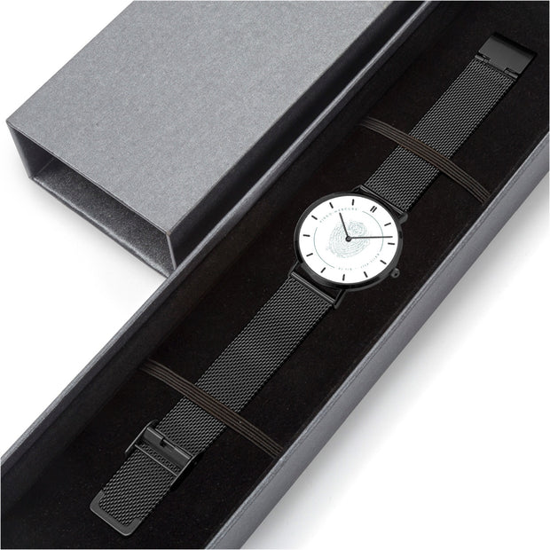 Fashion Ultra-thin Stainless Steel Quartz Watch -Astrology Virgo