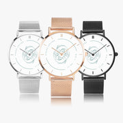 Fashion Ultra-thin Stainless Steel Quartz Watch (With Indicators)- Astrology Pisces