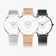 Fashion Ultra-thin Stainless Steel Quartz Watch -Astrology Virgo