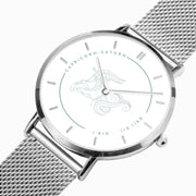 Fashion Ultra-thin Stainless Steel Quartz Watch (With Indicators)- Astrology Capricorn