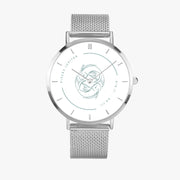 Fashion Ultra-thin Stainless Steel Quartz Watch (With Indicators)- Astrology Pisces