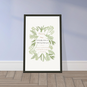 Museum-Quality Matte Paper Metal Framed Poster - Rosemary II