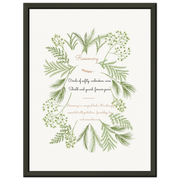 Museum-Quality Matte Paper Metal Framed Poster - Rosemary II