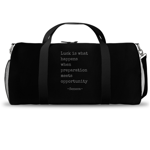 Men's Gym Bag- Stoicism (Black)