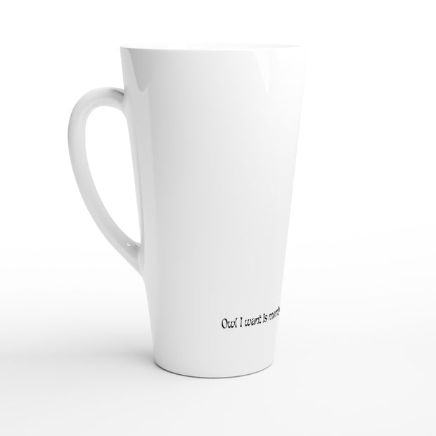 White Latte 17oz Ceramic Mug