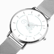 Fashion Ultra-thin Stainless Steel Quartz Watch- Astrology Scorpio