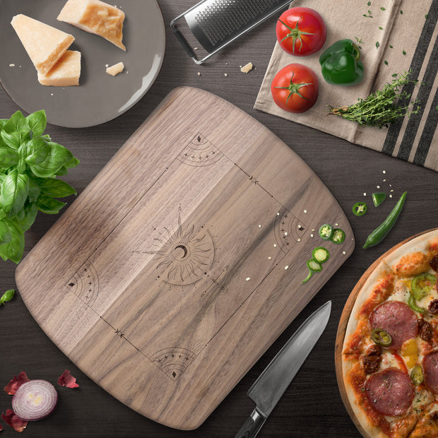 Hardwood Cutting Board - Moon Board