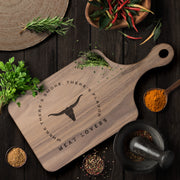 Hardwood Paddle Cutting Board