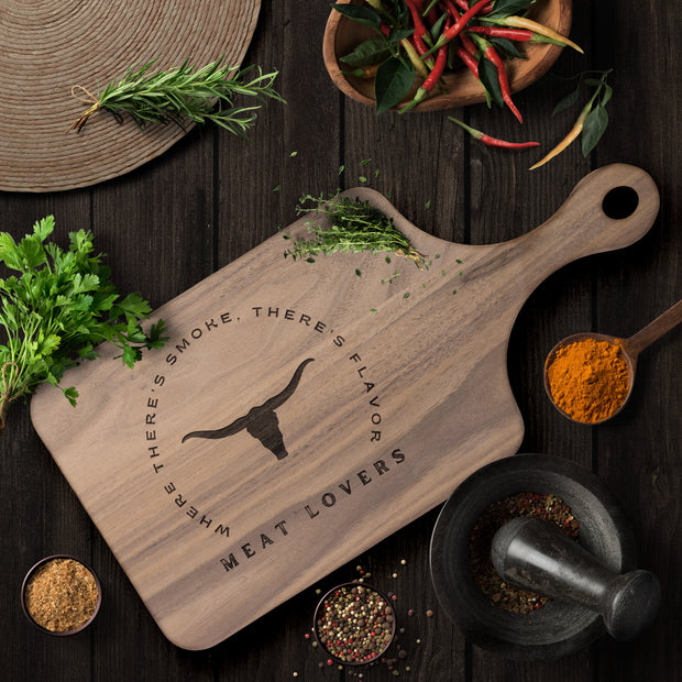 Hardwood Paddle Cutting Board