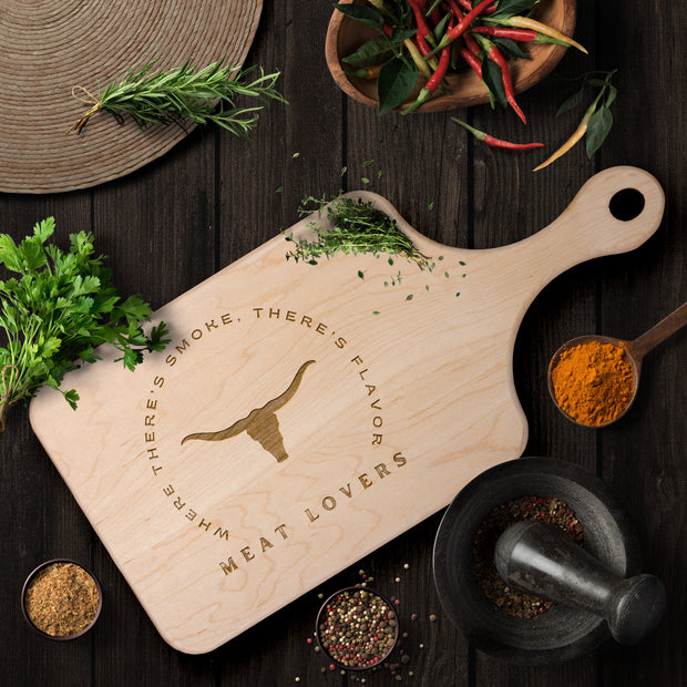 Hardwood Paddle Cutting Board