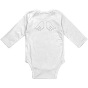 Long Sleeve Baby Bodysuit - Angel Design