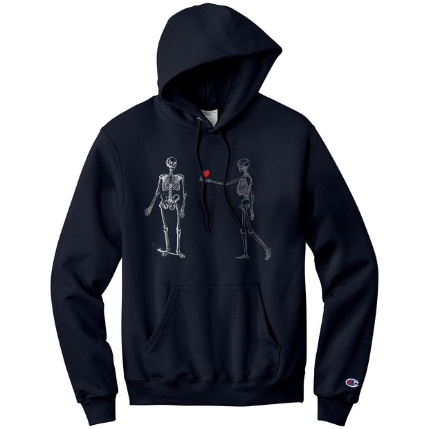 Men Hoodie - Skeletons (White Design)