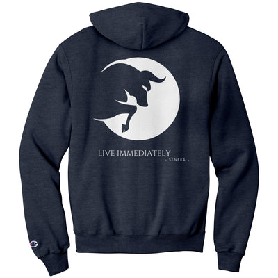 Men Hoodie - Stoicism (White Design)