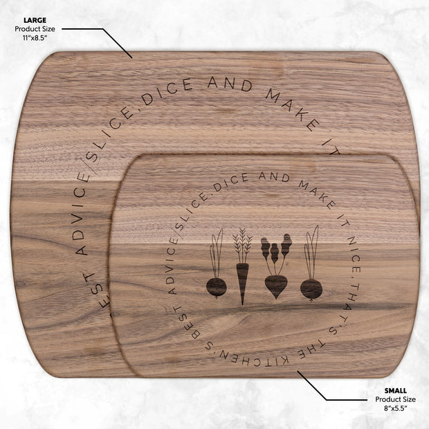 Veggies Wooden Cutting Board