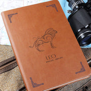 Graphic Leather Journal - Leo