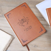 Graphic Leather Journal - Cancer