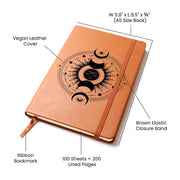 Moon Leather Notebook