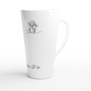 White Latte 17oz Ceramic Mug