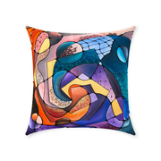 Spiral Garden Throw Pillow