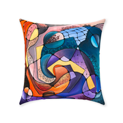 Spiral Garden Throw Pillow