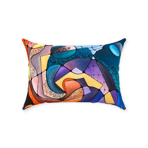 Spiral Garden Throw Pillow