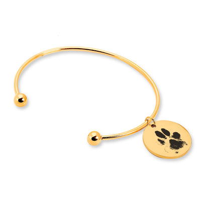 Pawprint Bangle  