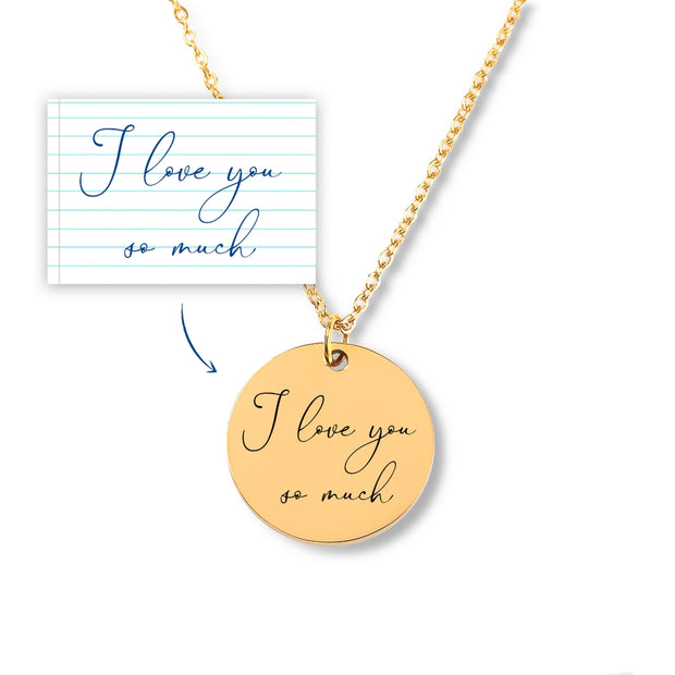 Custom Handwritten Pendant