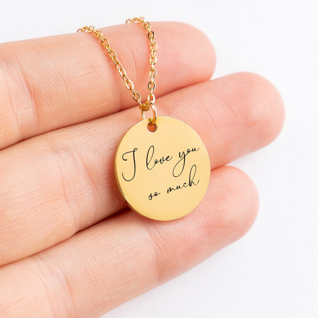 Custom Handwritten Pendant